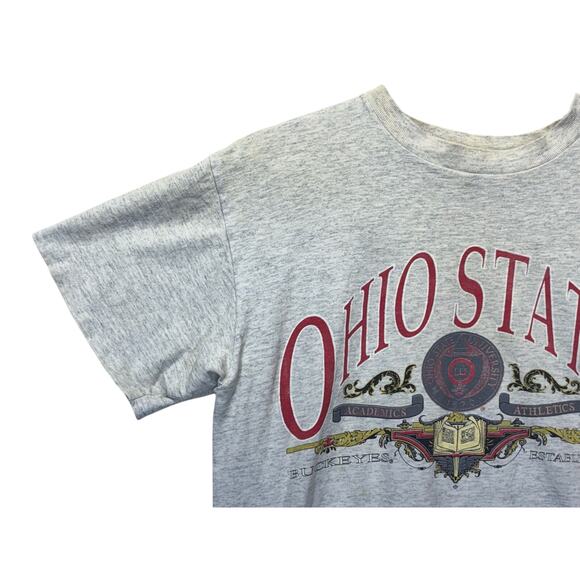 Vintage Ohio State University T-Shirt Made in USA, Single Stitch, Ohio TSI XL - Picture 6 of 16
